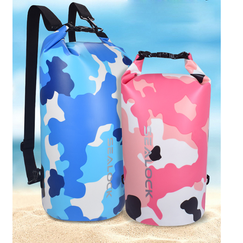 Sealock Camo Dry Bag Drijvende waterdichte rugzak