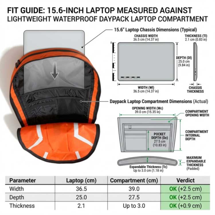15,6 inch waterdichte laptoptas OEM-koopgids