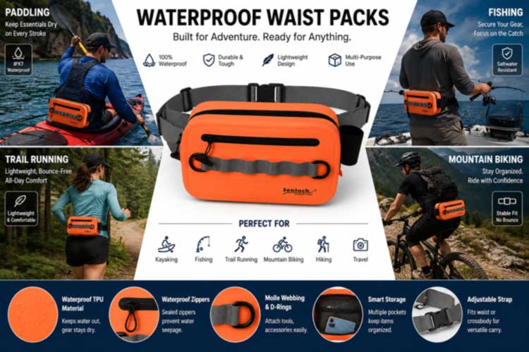 OEM waterdicht heuptasje voor outdoormerken