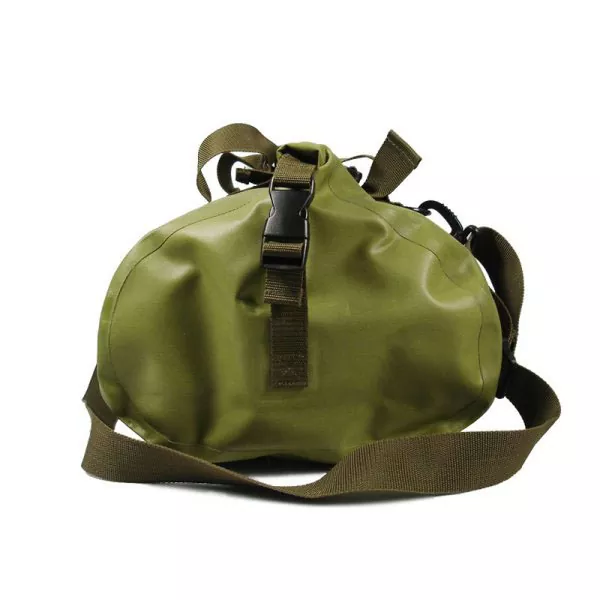 Groene waterdichte plunjezak van 45 liter