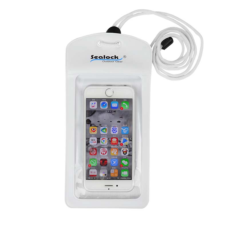 Dual-Seal IPX8 waterdichte telefoonhoes met achteruitrijcamera